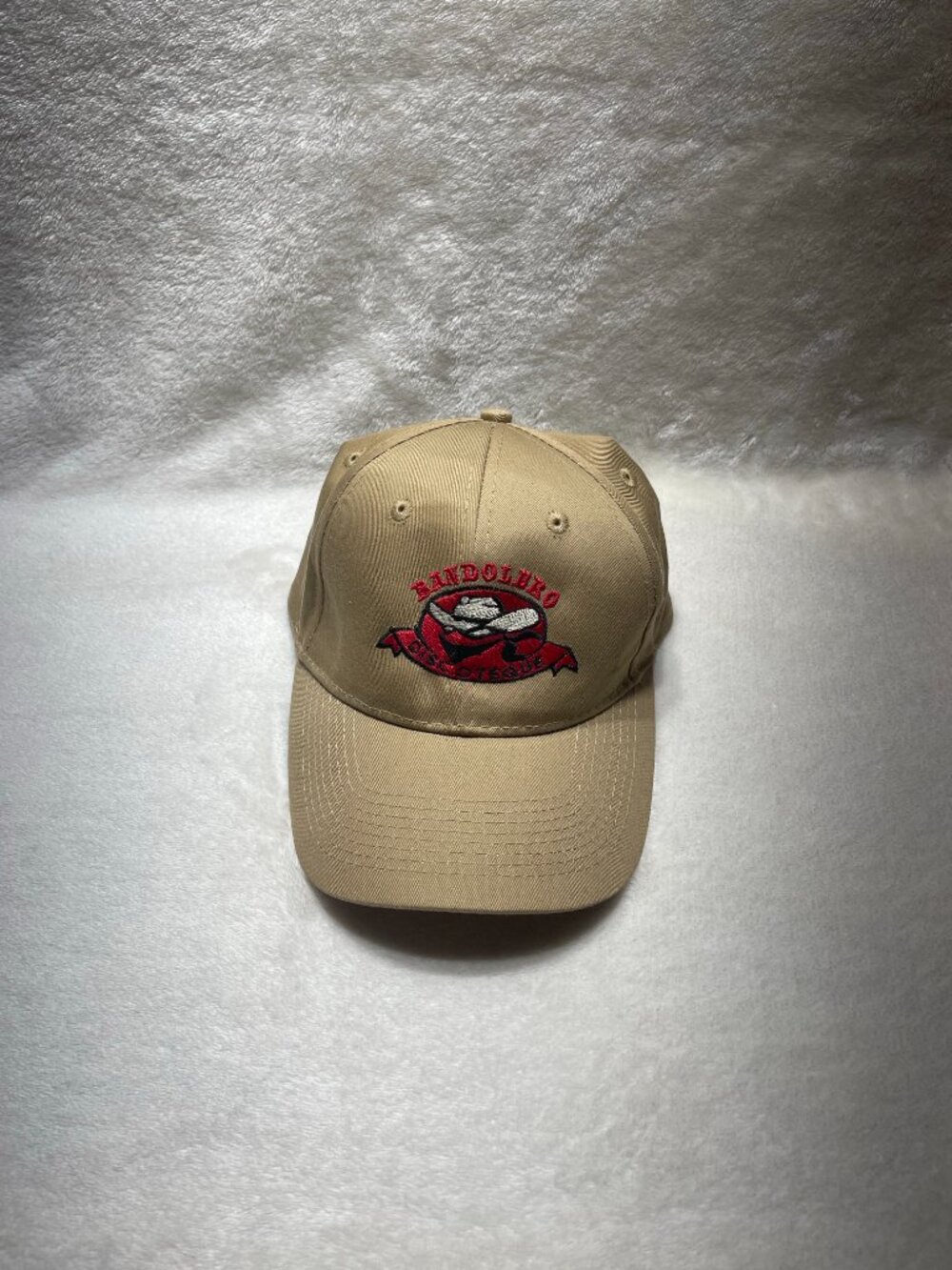 Bandoleros Discoteque Hat Port & Company Khaki Adjustable Embroidered Cap